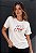 T-SHIRT FEMININA - MEU TUDO É JESUS - COR MARFIM - Imagem 5