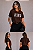 T-SHIRT FEMININA - JESUS FRAGRÂNCIA MAIS DOCE QUE AS FLORES- COR MARROM - Imagem 7