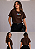T-SHIRT FEMININA - FLORES ESCOLHIDA POR DEUS - COR MARROM - Imagem 7
