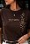 T-SHIRT FEMININA - VIRTUOSA CORAÇÕES - COR MARROM - Imagem 1