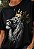 T-SHIRT FEMININA - LEÃO COROA - COR PRETO - Imagem 1