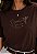 T-SHIRT FEMININA - DESCANSA NO SENHOR BEIJA-FLOR - COR MARROM - Imagem 1