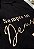 T-SHIRT FEMININA - SEMPRE FOI DEUS MINIMALISTA - COR PRETO - Imagem 5