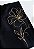 T-SHIRT FEMININA - FLOR ELEGANTE - COR PRETO - Imagem 4