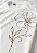 T-SHIRT FEMININA - FLOR ELEGANTE - COR MARFIM - Imagem 3