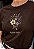T-SHIRT FEMININA - PLANTADA EM DEUS - COR MARROM - Imagem 1