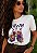 T-SHIRT FEMININA - CADA RESPIRAÇÃO FALA TEU NOME - COR MARFIM - Imagem 5