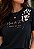 T-SHIRT FEMININA - MAIS DE TI E MENOS DE MIM - COR PRETO - Imagem 1