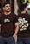 T-SHIRT MASCULINA - SKATE FORTE E CORAJOSO - COR MARROM - Imagem 1