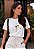 T-SHIRT FEMININA - CRUZ LAÇO JOÃO 3:16 - COR MARFIM - Imagem 5