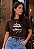 T-SHIRT FEMININA - EU NÃO MERECIA NADA - COR MARROM - Imagem 5