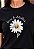 T-SHIRT FEMININA - DEUS DE DETALHES GIRASSOL - COR PRETO - Imagem 1