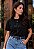 T-SHIRT FEMININA - JESUS VIVE CRUZ - COR PRETO - Imagem 5