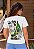 T-SHIRT FEMININA - NAÇÃO SANTA - COR MARFIM - Imagem 5