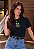 T-SHIRT FEMININA - FELIZ A NAÇÃO - COR PRETO - Imagem 6