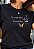 T-SHIRT FEMININA - SE EU TENHO A TI EU TENHO TUDO - COR PRETO - Imagem 1