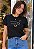T-SHIRT FEMININA - SE EU TENHO A TI EU TENHO TUDO - COR PRETO - Imagem 5
