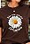 T-SHIRT FEMININA - MARGARIDA ELE ME AMOU - COR MARROM - Imagem 1