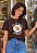 T-SHIRT FEMININA - MARGARIDA ELE ME AMOU - COR MARROM - Imagem 5