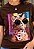 T-SHIRT FEMININA - GATO CHIC - COR MARROM - Imagem 1