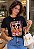 T-SHIRT FEMININA - CACHORRO FLORES - COR PRETO - Imagem 5