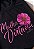 T-SHIRT FEMININA - FLOR ROSA MULHER VIRTUOSA - COR PRETO - Imagem 4