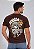 T-SHIRT MASCULINA -PERDOADO PERDIDO MAS AGORA FUI SALVO - COR MARROM - Imagem 5