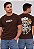 T-SHIRT MASCULINA -PERDOADO PERDIDO MAS AGORA FUI SALVO - COR MARROM - Imagem 1