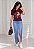 T-SHIRT FEMININA - FLOR MARANATA - COR BORDÔ - Imagem 7
