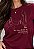 T-SHIRT FEMININA - POR CAUSA DA SUA FÉ - COR BORDÔ - Imagem 1