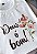 T-SHIRT FEMININA - BORBOLETA E FLORES DEUS É BOM - COR MARFIM - Imagem 4