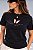 T-SHIRT FEMININA - LIVRAI-ME DE TODO MAL BORBOLETA - COR PRETO - Imagem 1