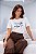 T-SHIRT FEMININA - O SENHOR ME PROTEGE - COR MARFIM - Imagem 9