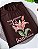 T-SHIRT FEMININA - FLOR DEUS FAZ FLORESCER - COR MARROM - Imagem 4