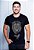 T-SHIRT MASCULINA - THE KING - COR PRETO - Imagem 1