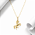 Colar cavalo prata 925 banhado ouro 18k - Imagem 1