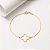 Pulseira trevo ouro 18k - Imagem 1