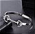 Bracelete rígido  bridão prata 925 - Imagem 2