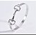 Bracelete rígido  bridão prata 925 - Imagem 4
