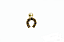 Piercing ferradura  zircônia ouro 18k - Imagem 1
