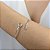 Bracelete  meio bridao prata 925 ajustável - Imagem 1