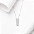 Colar carinha diamantada prata 925 - Imagem 1