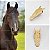 Pingente 2cm carinha do seu cavalo ouro 18k personalizado - Imagem 1