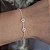 Pulseira bridão baby cravejado prata 925 - Imagem 1