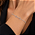 Pulseira bridão baby cravejado prata 925 - Imagem 2