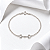 Pulseira bridão baby cravejado prata 925 - Imagem 1