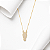 Colar carinha diamantes em ouro 18k - Imagem 1
