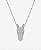 Colar carinha cavalo zircônia cravejada em prata 925. - Imagem 1