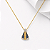 Colar Nossa Senhora Aparecida cravejada ouro 18k - Imagem 1