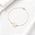Pulseira mandala mini horse vazado ouro 18k - Imagem 1